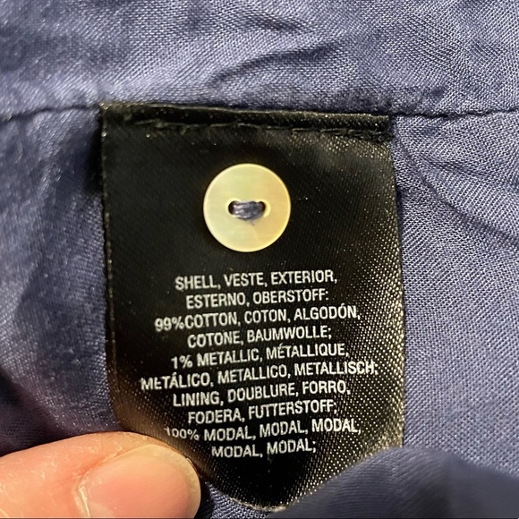 Anthropologie Akron + Kin boho embroidered bib sleeveless dress sz 8 - Picture 8 of 10